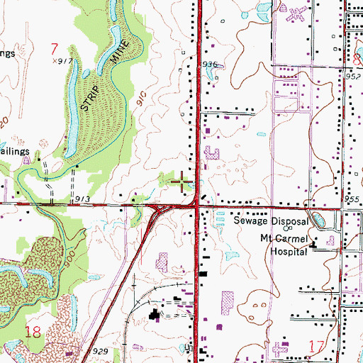 Topographic Map of Kingdom Hall of Jehovah's Witnesses, KS