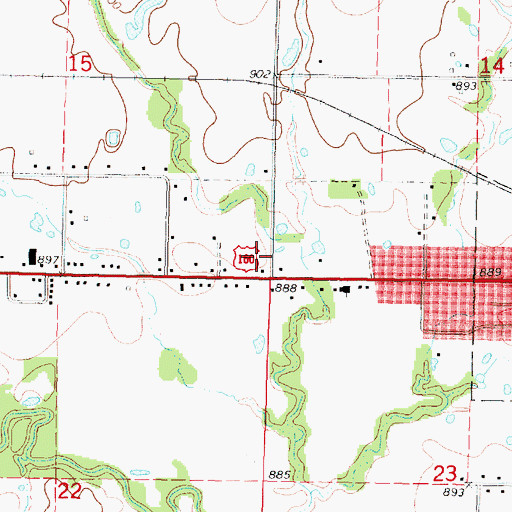 Topographic Map of Kingdom Hall of Jehovah's Witnesses, KS