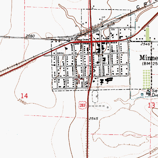Topographic Map of Reform Presbyterian Church, KS