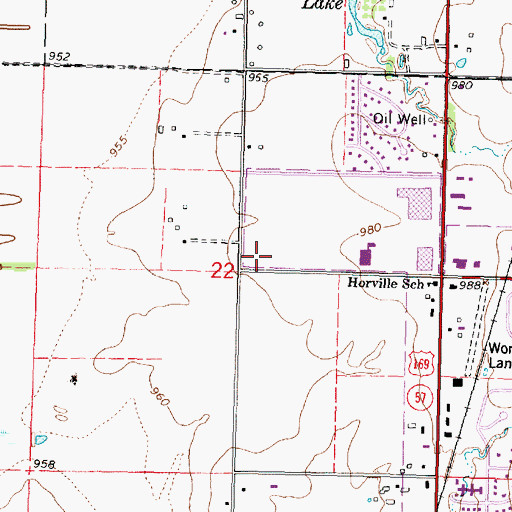 Topographic Map of Rivertree Christian Church, KS