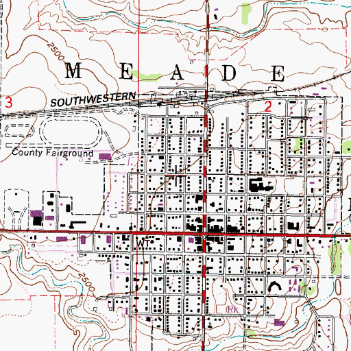 Topographic Map of Saint Augustine Episcopal Church, KS