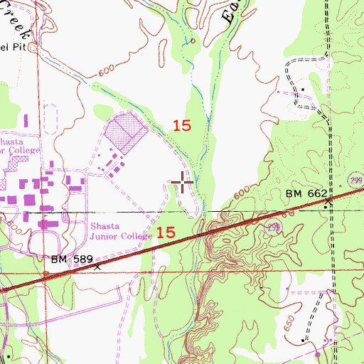 Topographic Map of West Fork Stillwater Creek, CA