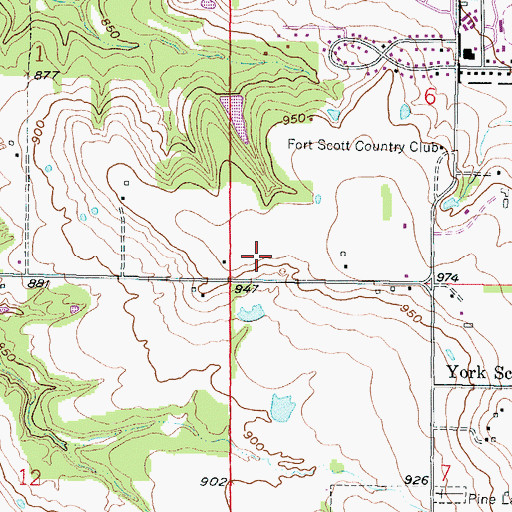 Topographic Map of The Church of Jesus Christ of Latter Day Saints, KS