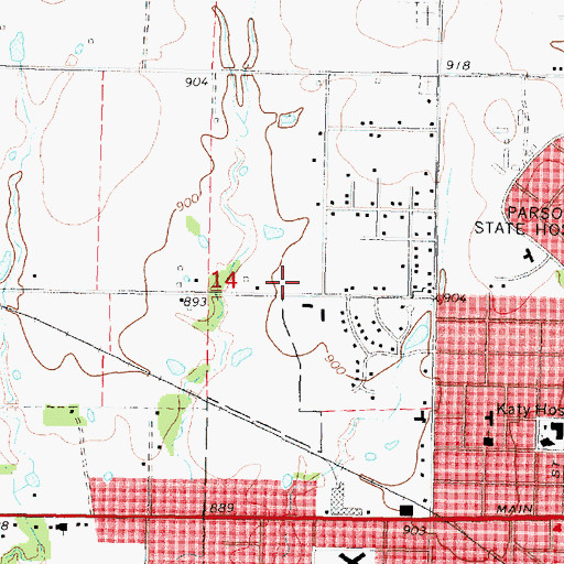 Topographic Map of The Church of Jesus Christ of Latter Day Saints, KS