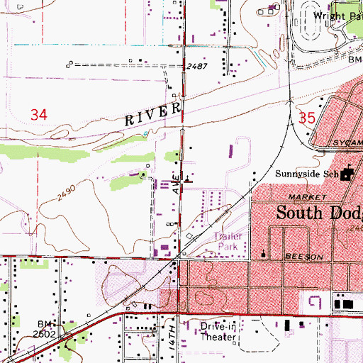 Topographic Map of Victory Life Fellowship, KS