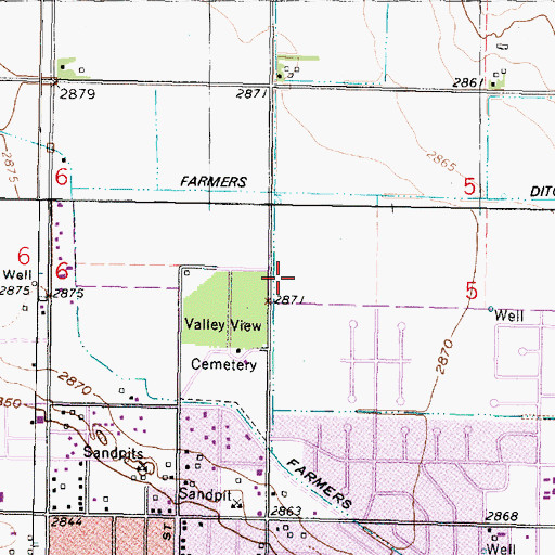 Topographic Map of World of Life Church, KS