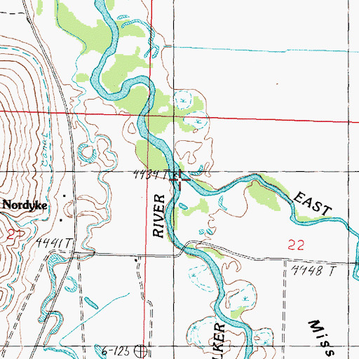 Topographic Map of West Walker River, CA