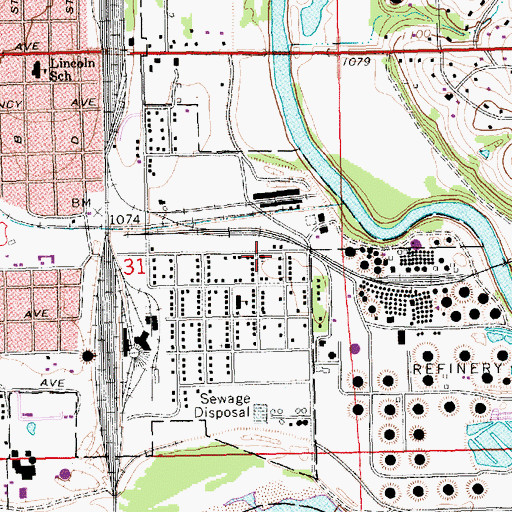 Topographic Map of Gospel Light Church, KS