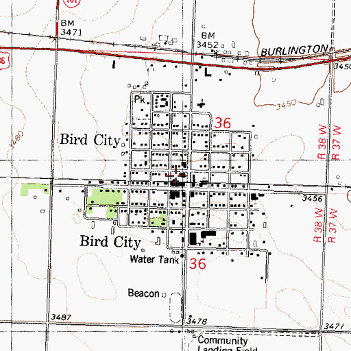 Topographic Map of Living Water Fellowship Ministries, KS