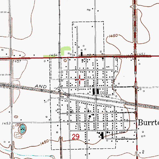Topographic Map of Faith Community Bible Church, KS