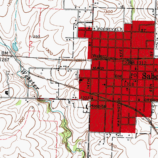 Topographic Map of Apostolic Christian Church, KS