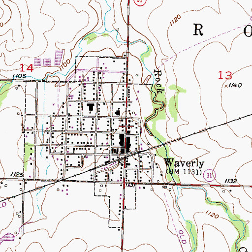 Topographic Map of Saint Joseph Catholic Church, KS