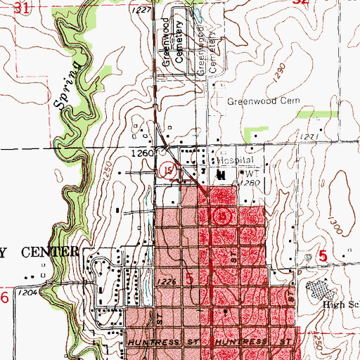 Topographic Map of Kingdom Hall of Jehovah's Witnesses, KS