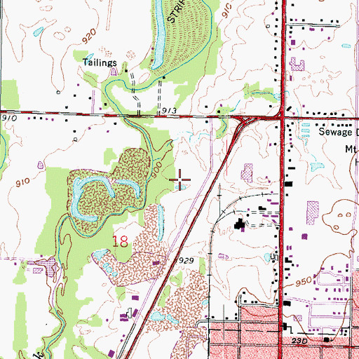 Topographic Map of Covenant Harvest Church, KS
