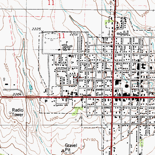 Topographic Map of First Southern Baptist Church, KS