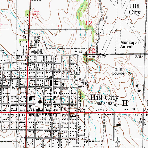 Topographic Map of Lighthouse Church of God, KS