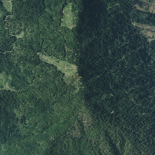 Aerial/Satellite Image of White Cloud Mountain, CA
