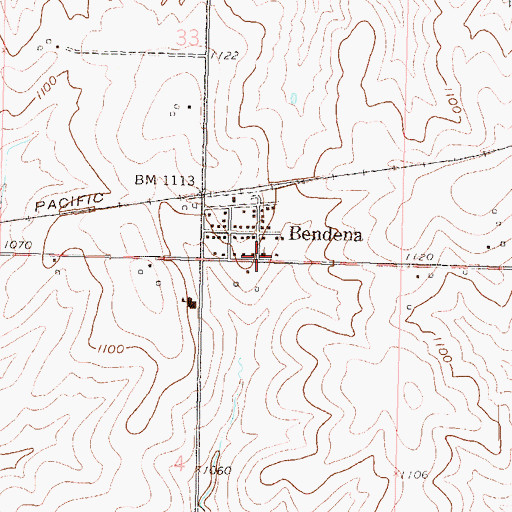 Topographic Map of Saint John Lutheran Church, KS