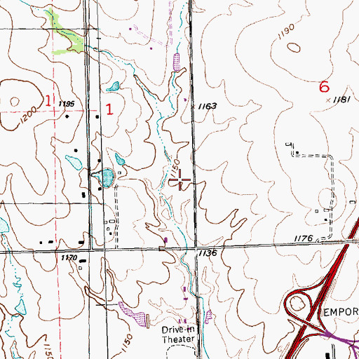 Topographic Map of Apostolic Tabernacle, KS
