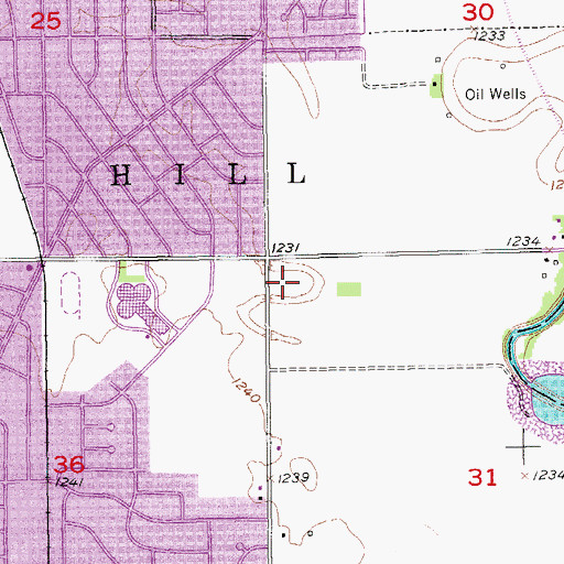 Topographic Map of First Southern Baptist Church, KS