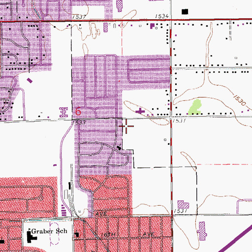Topographic Map of First Southern Baptist Church, KS