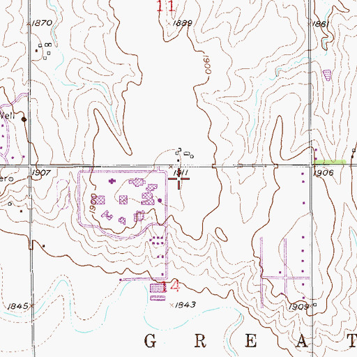 Topographic Map of Community Christian Church, KS