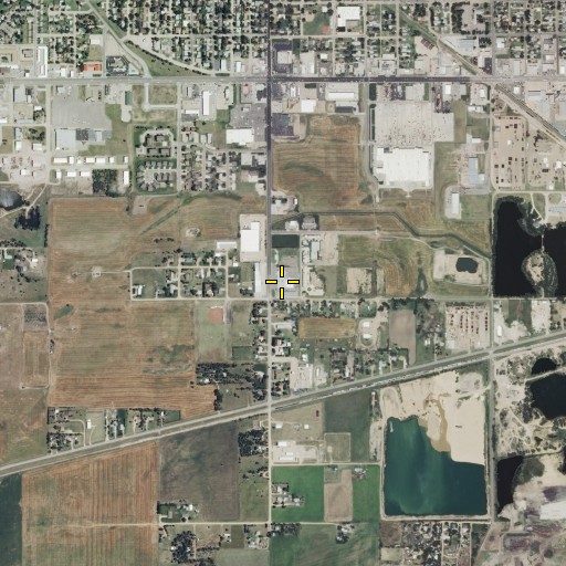 Aerial/Satellite Image of Grace Community Church, KS