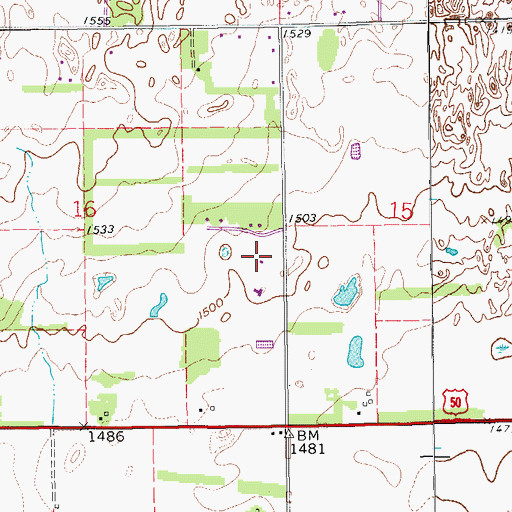 Topographic Map of Heart Ministries, KS