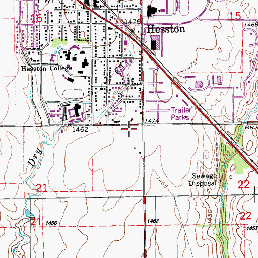 Topographic Map of Fellowship of Kingdom Life Ministries, KS