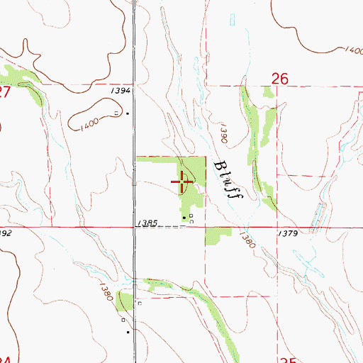 Topographic Map of House of Bread Ministry Center, KS