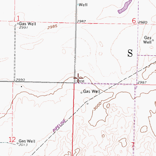 Topographic Map of Mennonite Church of God in Christ, KS