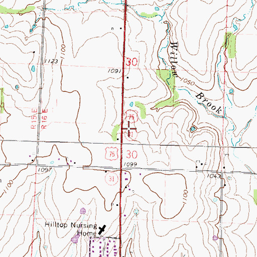 Topographic Map of Kingdom Hall of Jehovah's Witnesses, KS