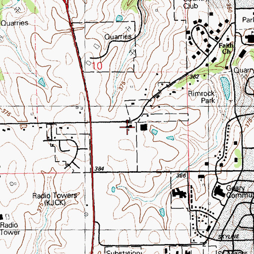 Topographic Map of The Church of Jesus Christ of Latter Day Saints, KS