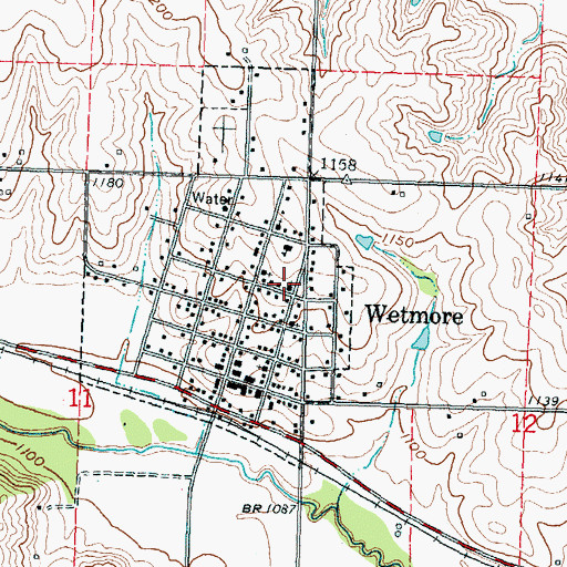 Topographic Map of Saint James Catholic Church, KS