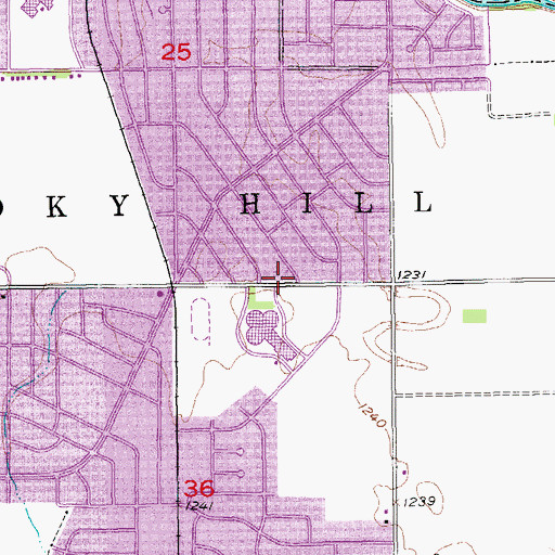 Topographic Map of Redeemer Lutheran Church, KS