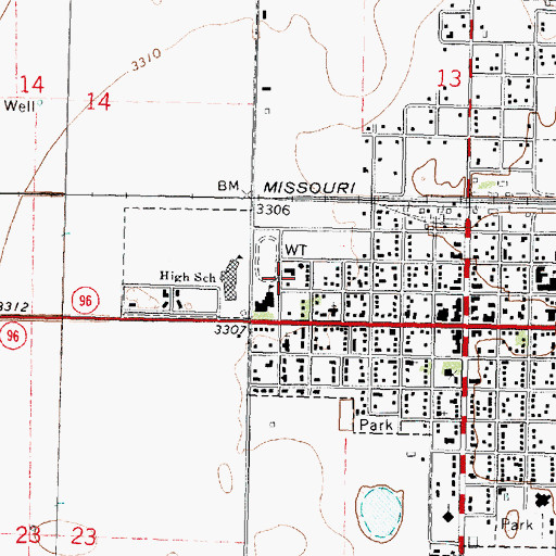Topographic Map of Christ Covenant Evangelical Presbyterian Church, KS