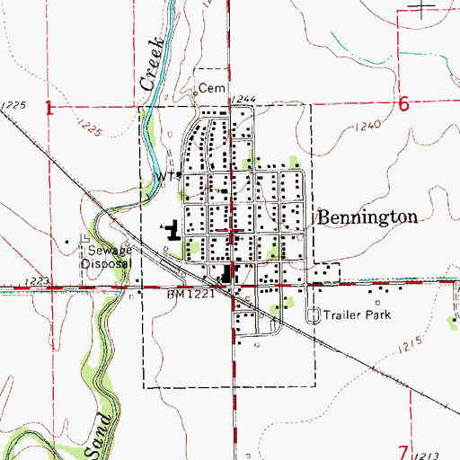 Topographic Map of Episcopal Church of the Transfiguration, KS