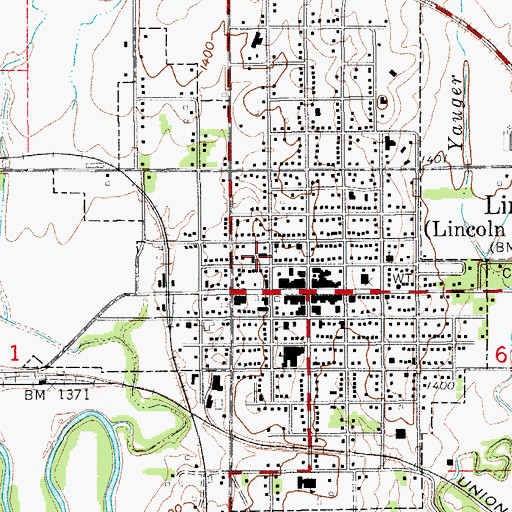Topographic Map of Saint Patrick Catholic Church, KS