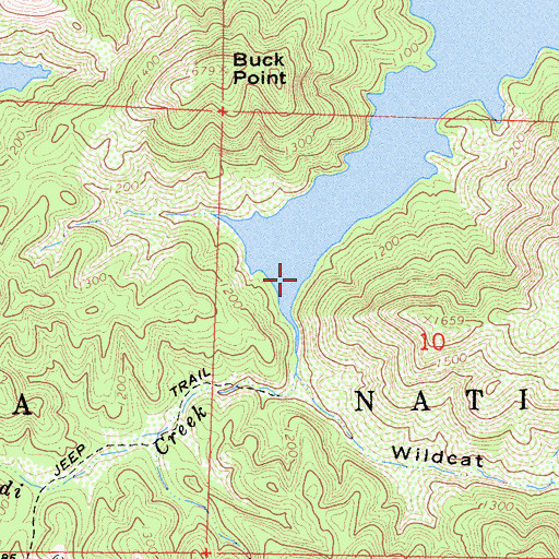 Topographic Map of Wildcat Canyon, CA