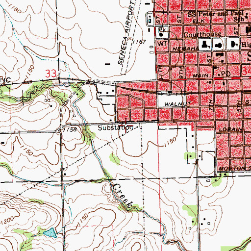 Topographic Map of Church of the Coming King, KS