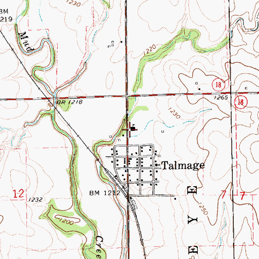 Topographic Map of The Lord's Chapel, KS