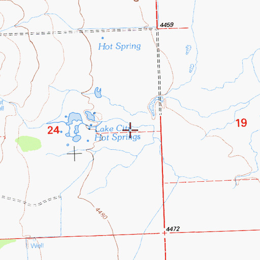 Topographic Map of Wilkinson Creek, CA
