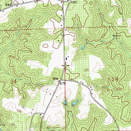 Topographic Map of Fairview Fire and Rescue 8, AL