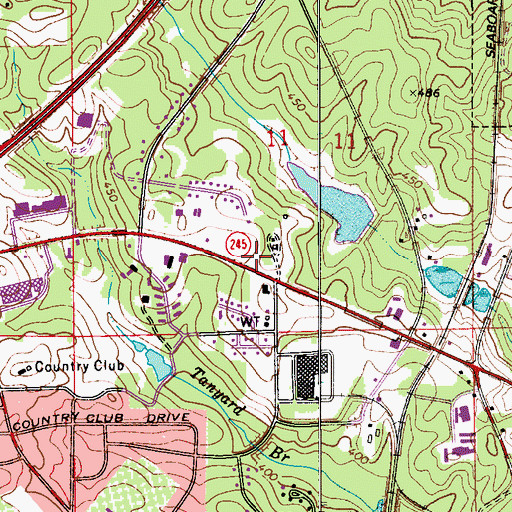Topographic Map of Greenville Fire Department Station 2, AL