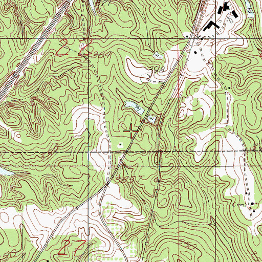 Topographic Map of Conecuh Rescue and Fire, AL