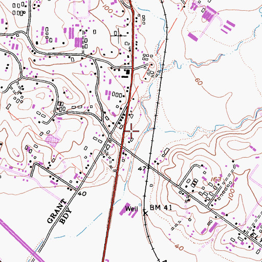 Topographic Map of Willow Brook, CA