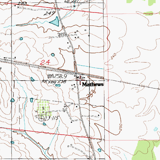 Topographic Map of Pike Road Volunteer Fire Department Station 3, AL