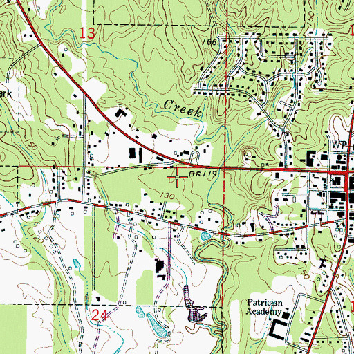 Topographic Map of West Alabama Emergency Response Team, AL