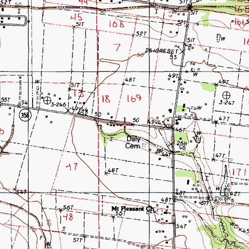 Topographic Map of Saint Landry Parish Fire District 3 Station 4, LA