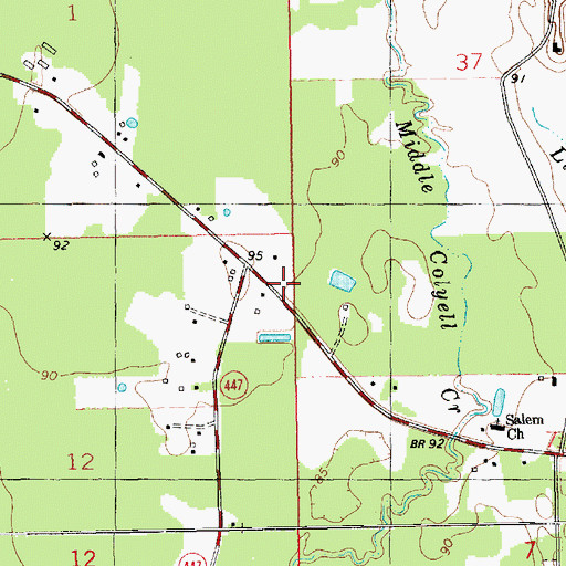 Topographic Map of Livingston Parish Fire Protection District 4, LA